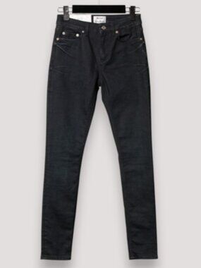 Acne Studios Night 5 Pocket skinny jeans washed black women's size 25/34 NWT